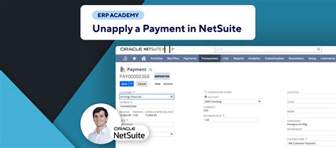 How To Unapply A Payment From An Invoice In Netsuite Kolleno