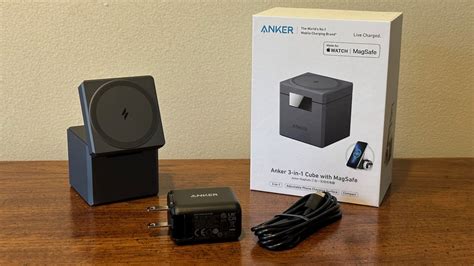 があります Anker 3 in 1 Cube with MagSafe 充電器 ちません