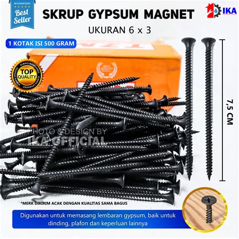 Skrup Gypsum Izm Sekrup Gipsum Baja Baut Mur Inch Inci