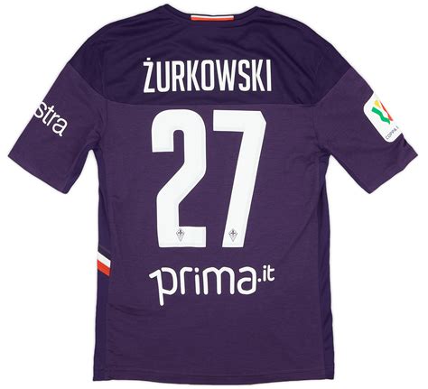 Fiorentina Match Issue Home Shirt Zurkowski As New M