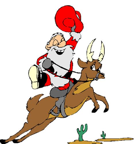 Cowboy Santa And Clipart