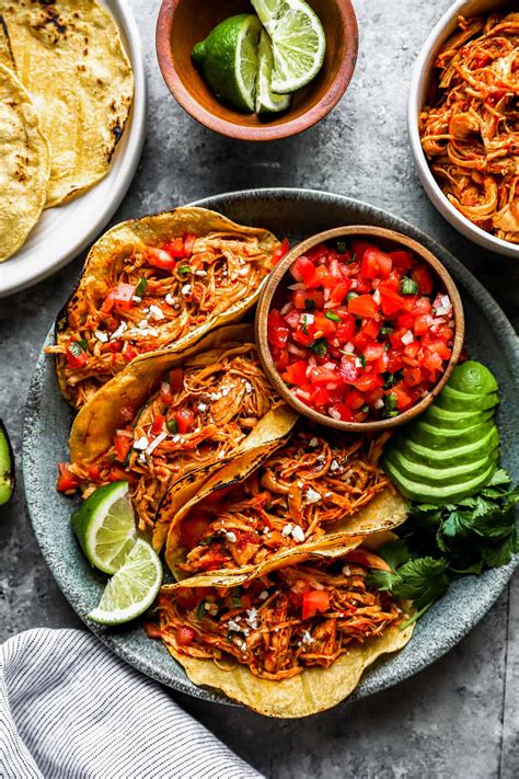 Instant Pot Chicken Tacos Recipe The Cookie Rookie®