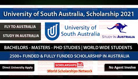 University of South Australia - Scholarships 2021 - Fully Funded