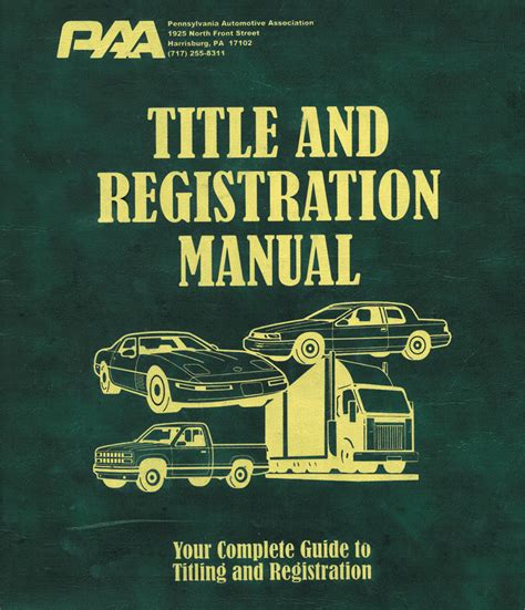 Title And Registration Manual