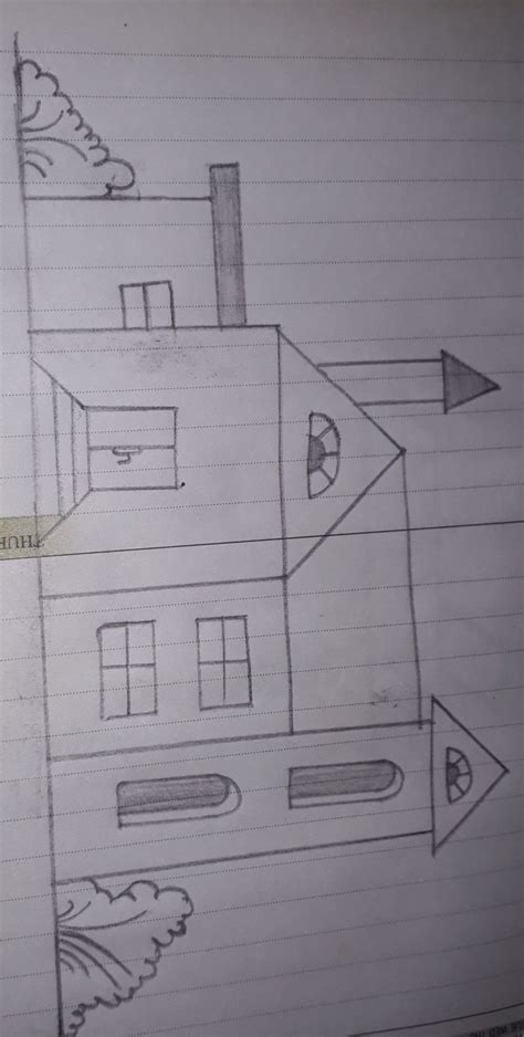 Pencil Drawing | House design drawing, Easy drawings for beginners ...