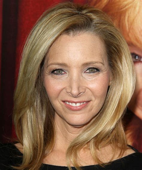 Lisa Kudrow Medium Straight Formal Hairstyle Blonde Hair Color