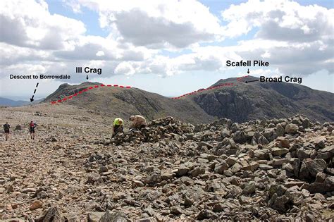 Scafell Pike Descent Route Photos Diagrams And Topos Summitpost