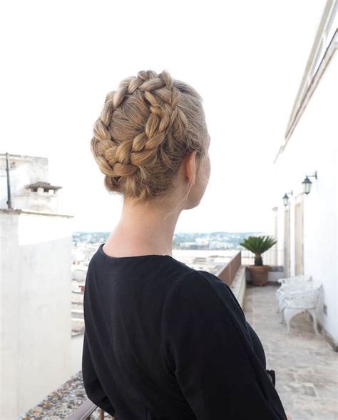 59 Beautiful Holiday Braided Updos To Try - Styleoholic