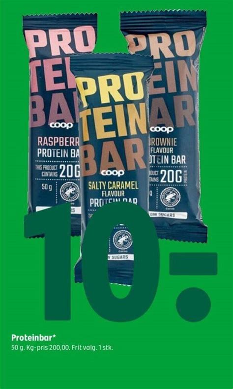 Proteinbar Tilbud Hos Coop