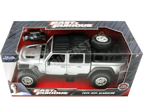 Jeep Gladiator Fast Furious Gris Plateado Jada Toys