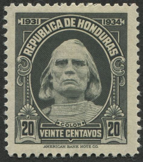 Honduras Scott 304 02 Jan 1931 Christopher Columbus Cristóbal Colón