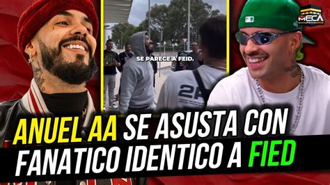 Anuel Aa Se Asusta Con Fan Tico Parecido A Feid Youtube