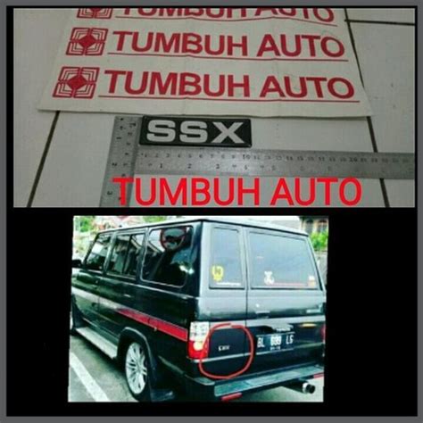 Jual Emblem Logo Tulisan Sticker Timbul Ssx Untuk Semua Kijang Grand