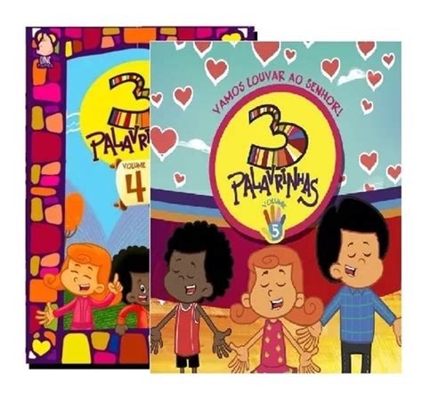 3 Palavrinhas Dvd Infantil Coleção Volumes 4 E 5 MercadoLivre