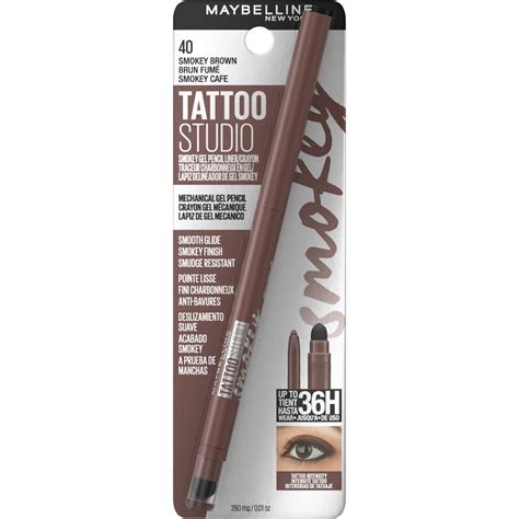 Maybelline Tattoo Studio Mechanical Gel Pencil Eyeliner 40 Smokey