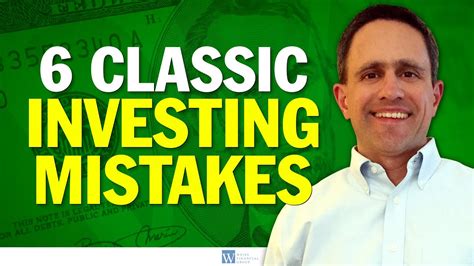 Common Investor Errors Avoid These 6 Investing Mistakes Youtube