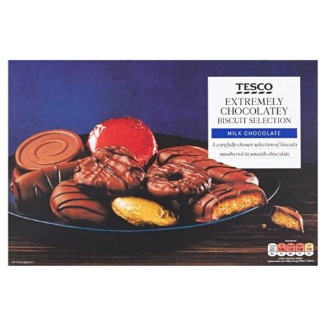 Tesco Milk Chocolate Biscuit Selection 450g Tesco Groceries