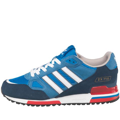 Buy adidas Originals Mens ZX 750 Trainers Bluebird/White/Dark Slate