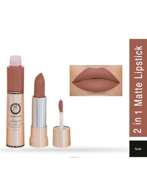 Buy Colors Queen 2 In 1 Lip Matte Long Lasting Lipstick 8g Nude Lipstick For Women 18862864