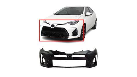 Front Bumper Cover For Toyota Corolla 2017 2019 Perfect Fit And Fast Delivery