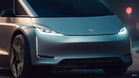 Tesla Model V Concept Rendering Flaunts a Family Van That's Cooler Than ...