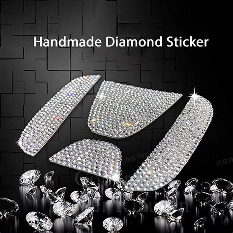 For Honda Steering Wheel Emblem Crystal Bling Jaronx