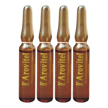 Arovitel Vitamina Ampola De 2ml Vit A E Kit 5 Ampolas Shopee Brasil