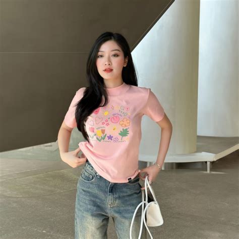 Áo thun Baby Tee PINKSTORE29 in hình icon dễ thương Spartacks A5932