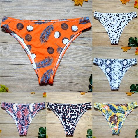 Bikini con estampado de leopardo para mujer Sexy ropa de baño para