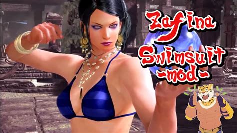 Tekken 7 Zafina Swimsuit Mod Youtube