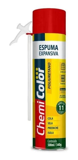 Espuma Expansiva Poliuretano 500ml Chemicolor Facil Uso Espuma