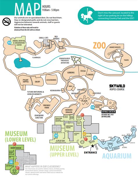 Greensboro Science Center Map and Brochure (2021 - 2023 ...