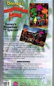 Barney Barneys Imagination Island Vhs