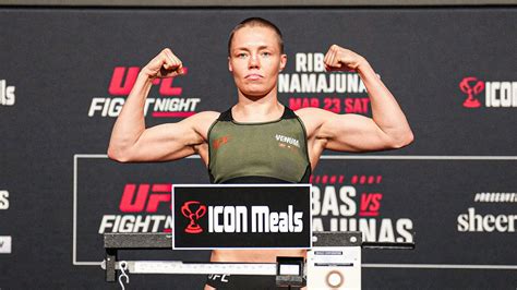 Namajunas Vs Ribas Fighter Weigh Ins UFC Vegas 89 YouTube