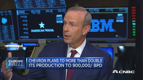 Chevron Ceo On Plans To Double Production