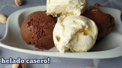 Como Hacer Helado Casero Con 3 Ingredientes [sin Maquina] Youtube