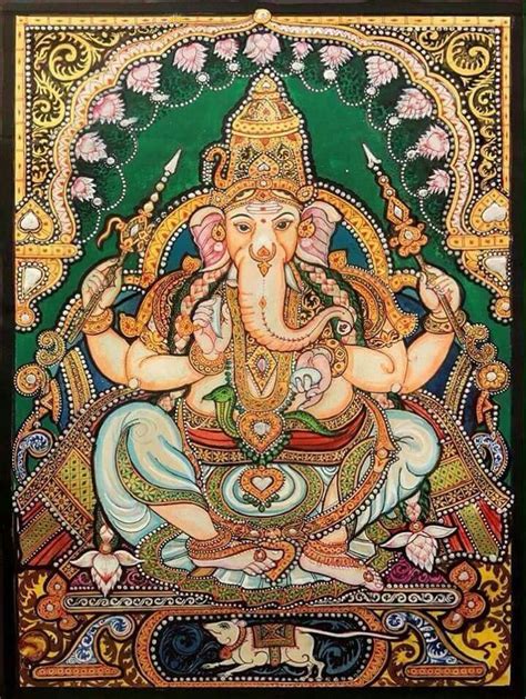 Ganesha Lord Ganesha Paintings Ganesh Art Hindu Art Mysore Painting