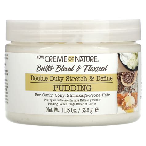 Creme Of Nature Butter Blend Flaxseed Double Duty Stretch Define