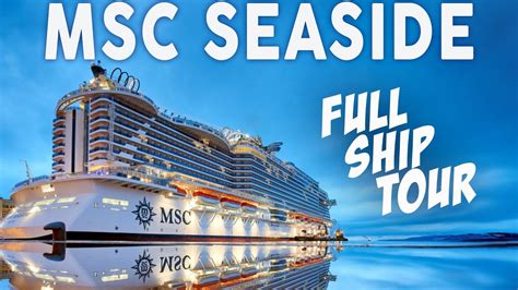 Msc Seaside Full Ship Tour Ultimate Cruise Ship Tour Of Public