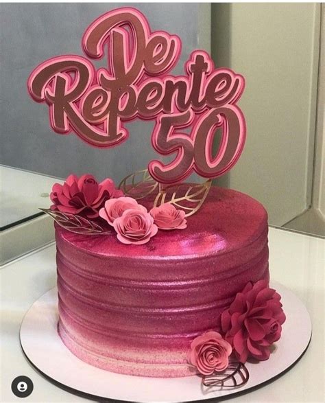 Modelo De Bolo 50 Anos - Bolo 50 anos | Bolo de 50 anos, Bolo de aniversário de 50 anos, Bolo 50anos