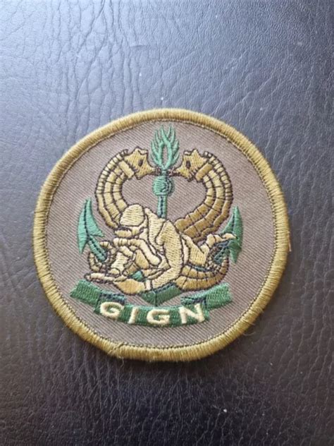 ÉCUSSON GIGN OBSOLÈTE Groupe Intervention Gendarmerie Plongeur EUR 30