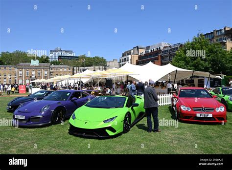 An Automotive Garden Party At The Heart Of The City A Display Of Some