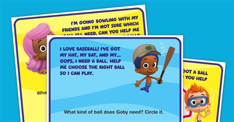 Bubble Guppies Sports Activity Pack | Nickelodeon Parents