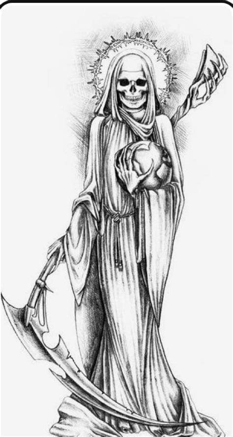 Female Grim Reaper Grim Reaper Tattoo Grim Reaper Art Tattoo