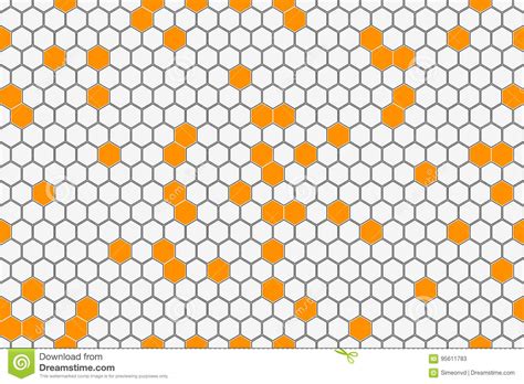 Modelo Inconsútil Del Panal Fondo Geométrico De Los Hexágonos