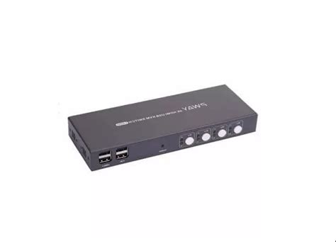 Selector De Video Kvm Hdmi Usb 4x1 Ultra Hd 4k 30hz Pway Compukaed