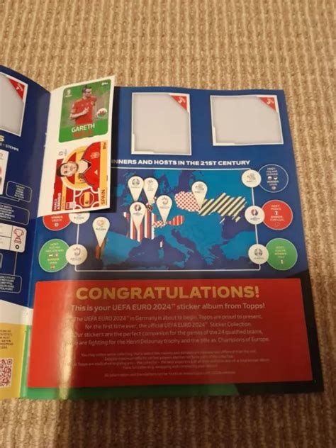 Topps Uefa Euro Germany Official Sticker Album Picclick Uk