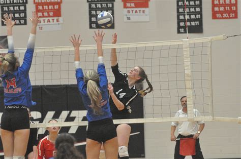 Knights Open Region 2C Volleyball With Three Set Win Over Dan River