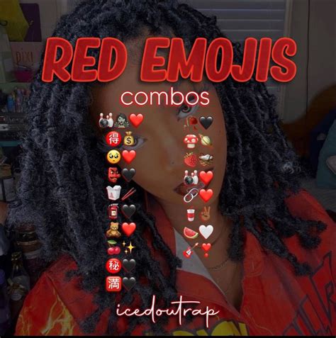 Red Emoji Combo Emoji Combinations Emoji For Instagram Funny