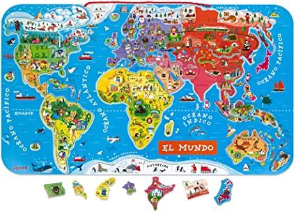 Puzzles Mapamundi Cat Piezas Marcas D